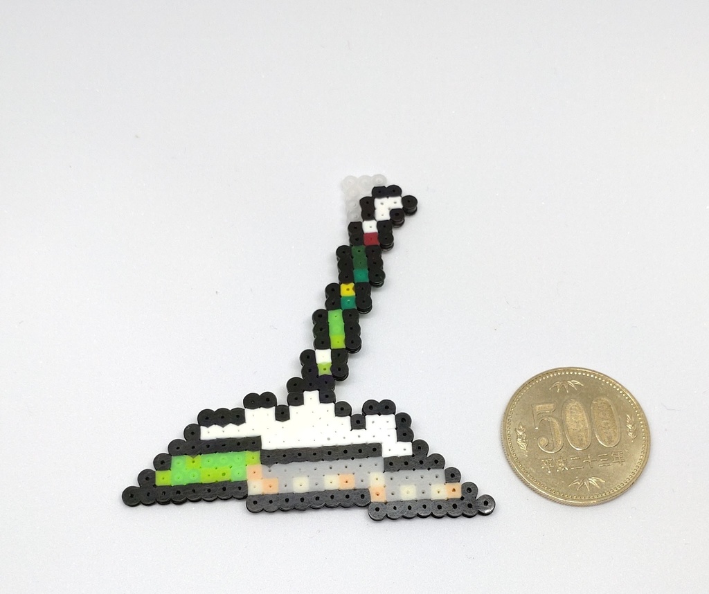 Baldi's Basics:デフォルメアイロンビーズ(ストラップ穴付き)