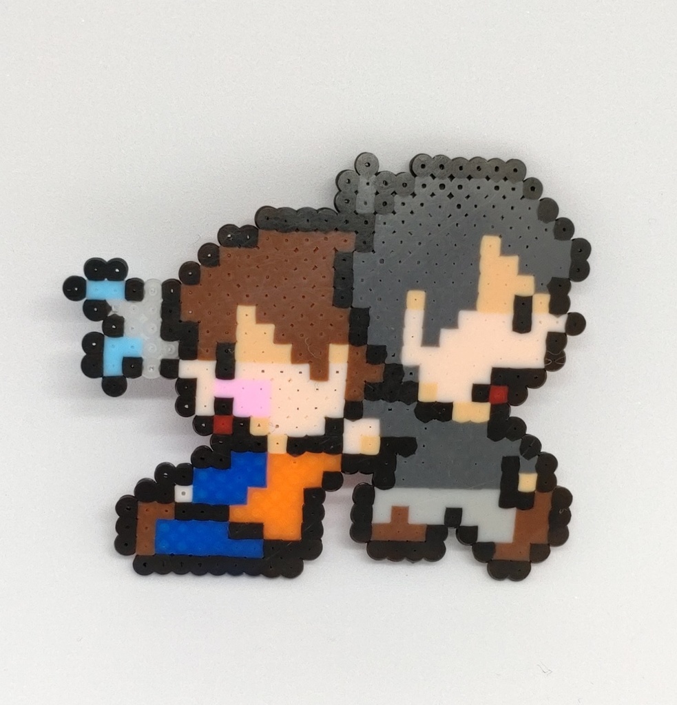 Baldi's Basics:デフォルメアイロンビーズ(ストラップ穴付き)