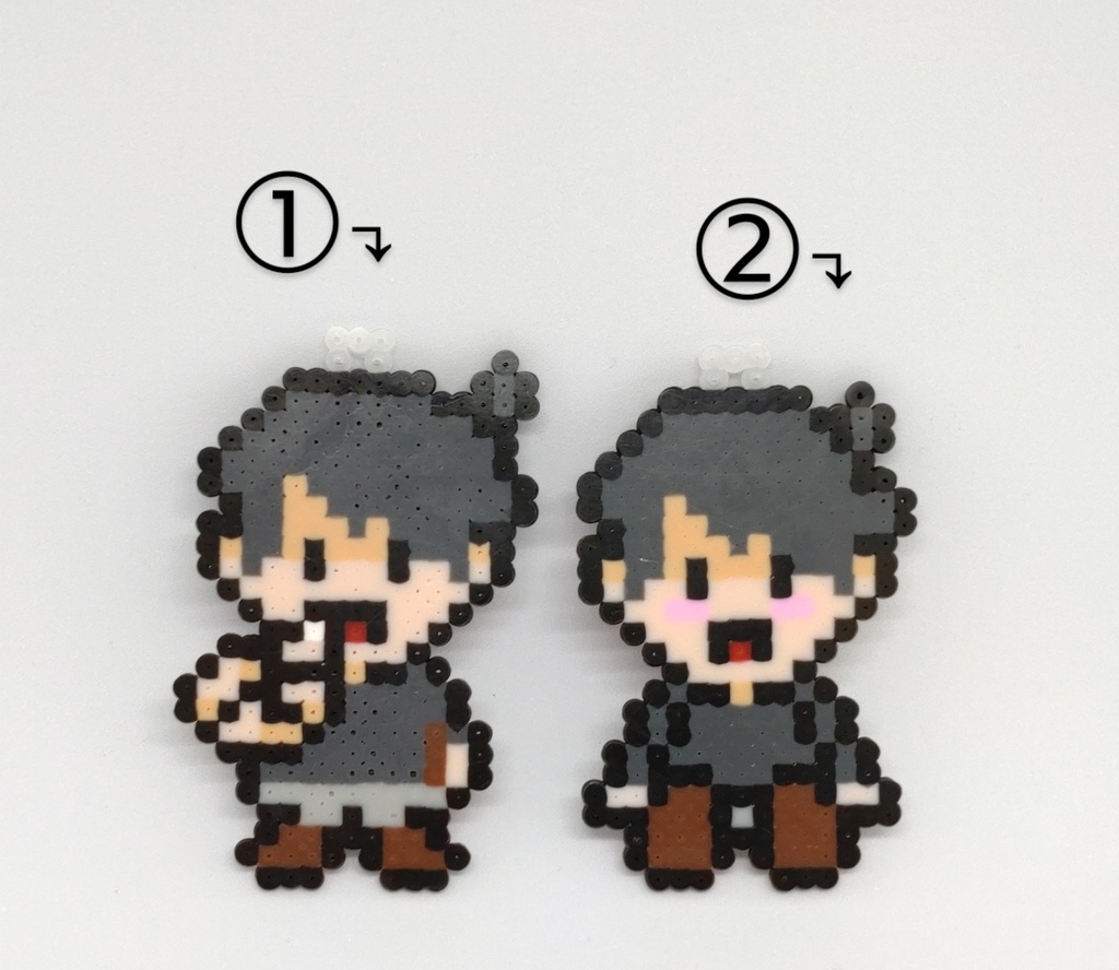 Baldi's Basics:デフォルメアイロンビーズ(ストラップ穴付き)