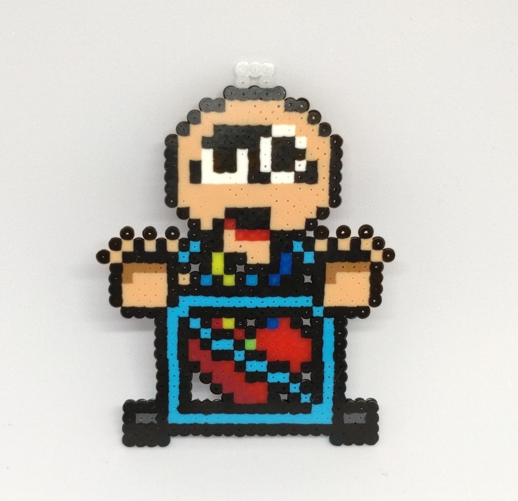 Baldi's Basics:デフォルメアイロンビーズ(ストラップ穴付き)