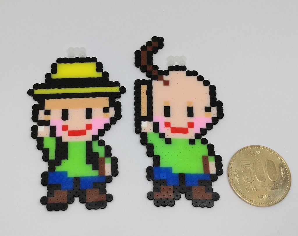 Baldi's Basics:デフォルメアイロンビーズ(ストラップ穴付き)