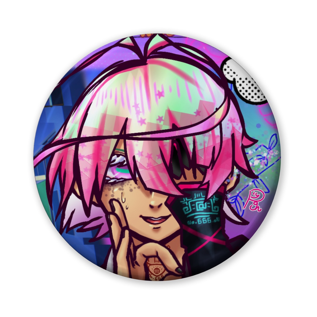 缶バッジ:桃源蕾夢