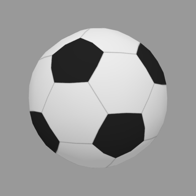 スポーツボール(FBXモデル)
