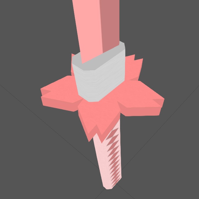 刀・桜火(FBXモデル)