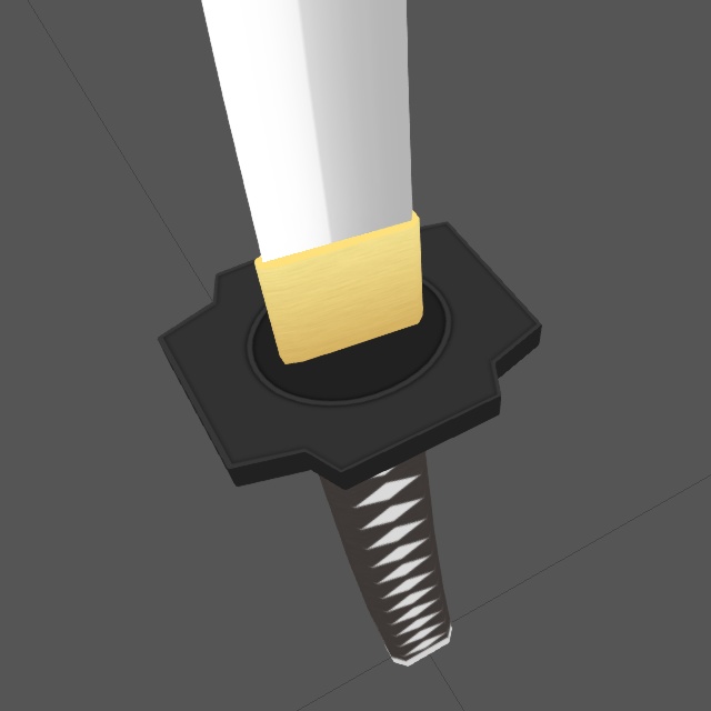 刀・プロトタイプ2(FBXモデル)