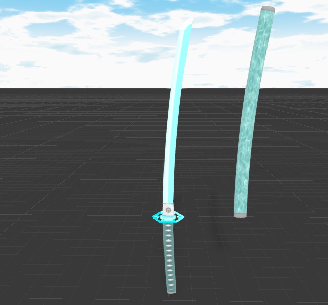 刀・氷華(FBXモデル)