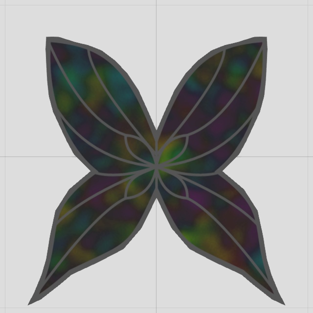 蝶アクセサリー(FBXモデル)