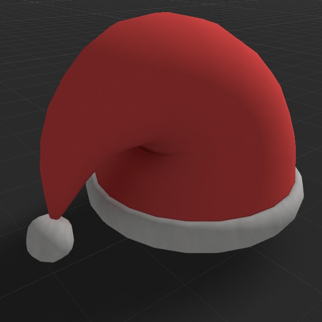 サンタクロースの帽子(FBXモデル)