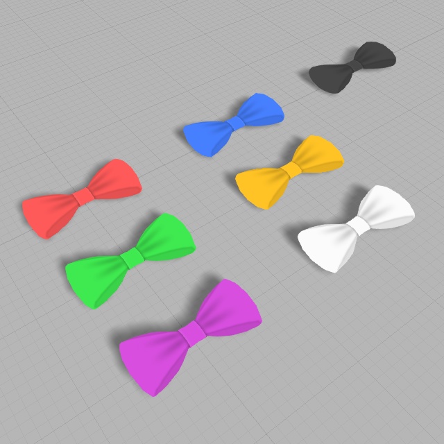 リボン（FBXモデル）