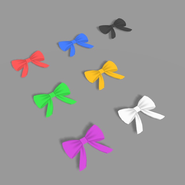 リボン(FBXモデル)