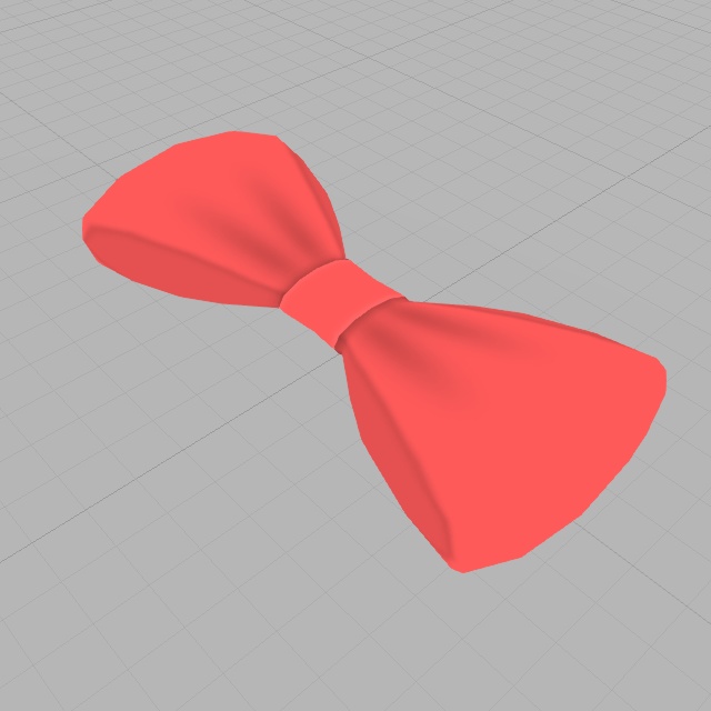 リボン(FBXモデル)