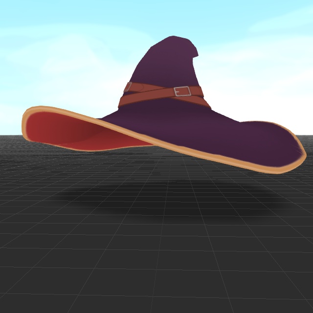 魔女の帽子(FBXモデル)