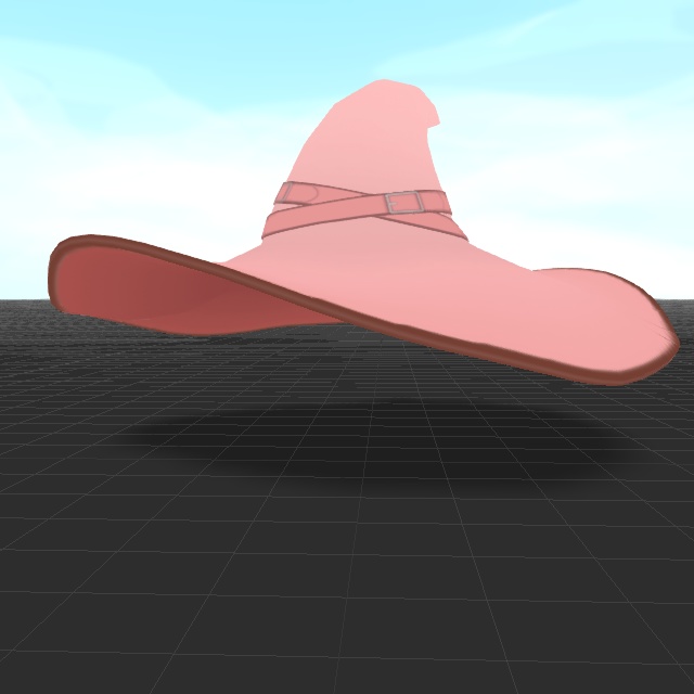 魔女の帽子(FBXモデル)