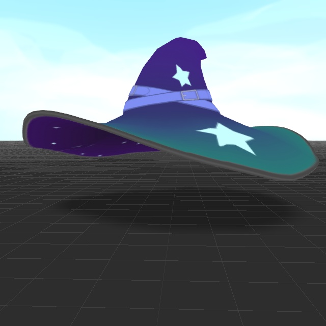 魔女の帽子(FBXモデル)