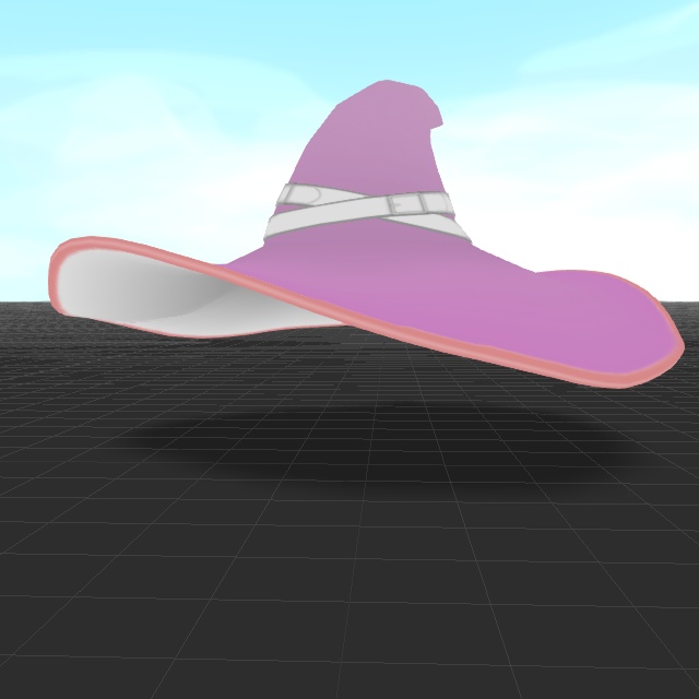 魔女の帽子(FBXモデル)