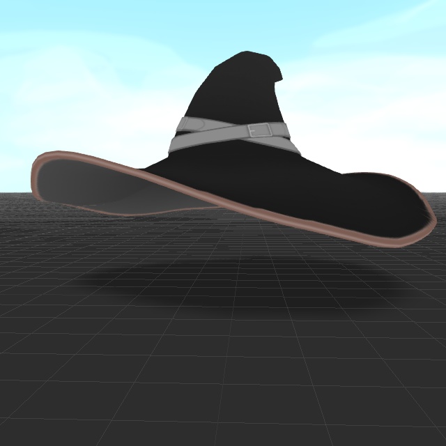 魔女の帽子(FBXモデル)