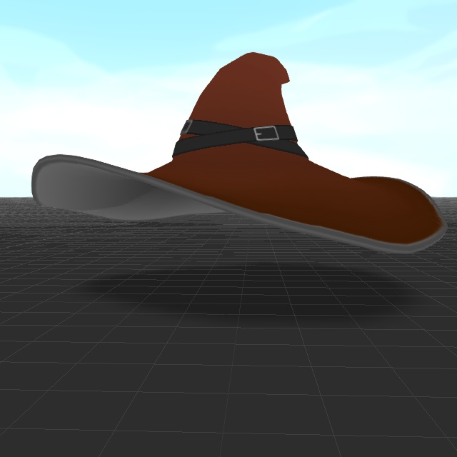 魔女の帽子(FBXモデル)