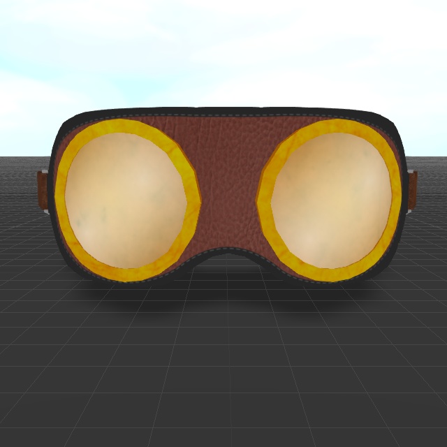 バイクゴーグル(FBXモデル)
