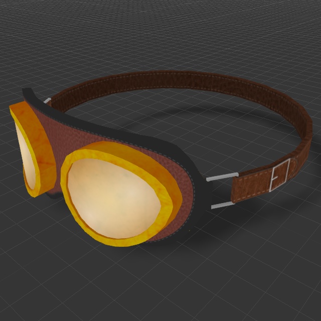 バイクゴーグル(FBXモデル)