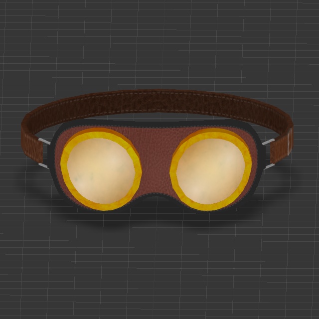 バイクゴーグル(FBXモデル)