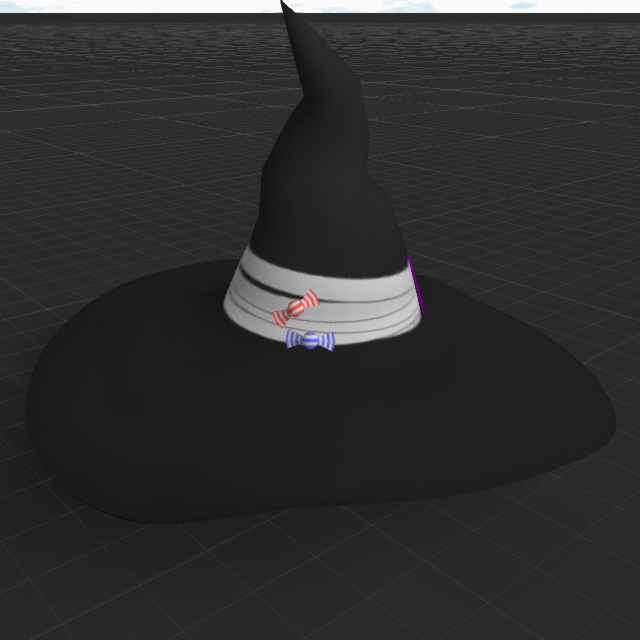 魔女の帽子 ハロウィンVer(FBXモデル)