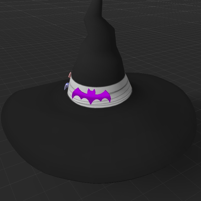 魔女の帽子 ハロウィンVer(FBXモデル)