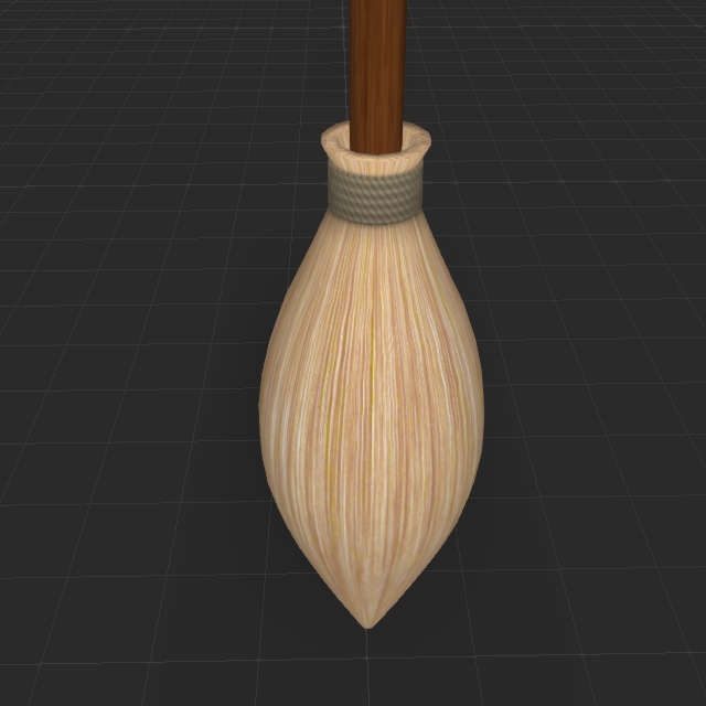 魔女の箒(FBXモデル)