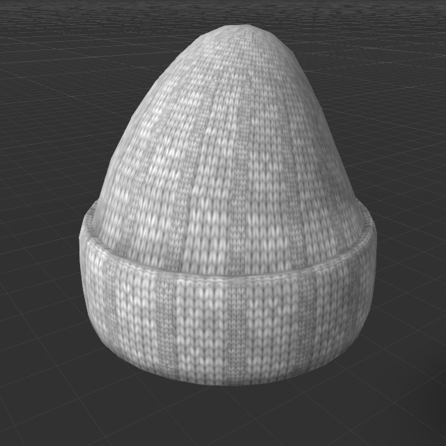 ニット帽(FBXモデル)