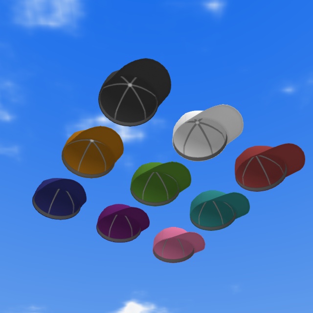 キャップ帽子(FBXモデル)