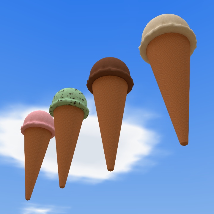 アイスクリーム(FBXモデル)