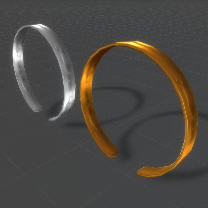 金属ブレスレット(FBXモデル)