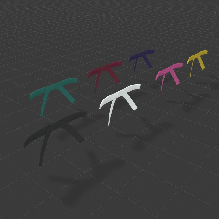 リボン・タイプ2(FBXモデル)