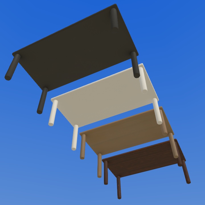 ローテーブル(FBXモデル)