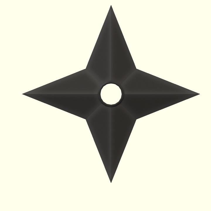 手裏剣・苦無(FBXモデル)