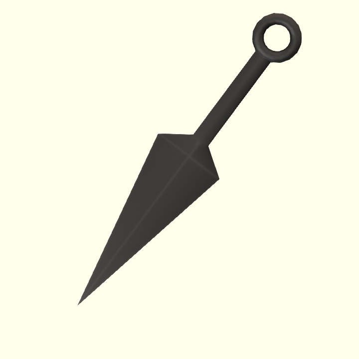 手裏剣・苦無(FBXモデル)