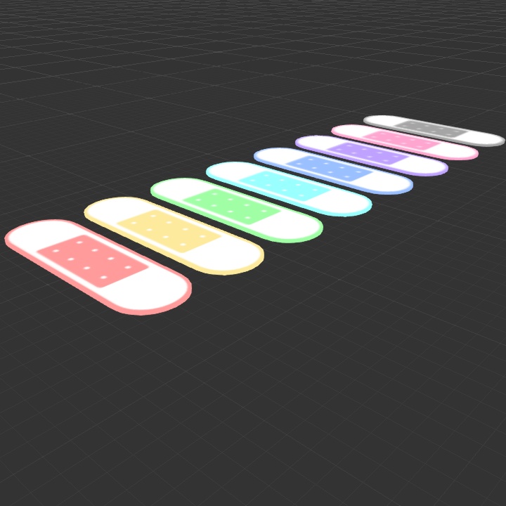 絆創膏アクセサリー(FBXモデル)