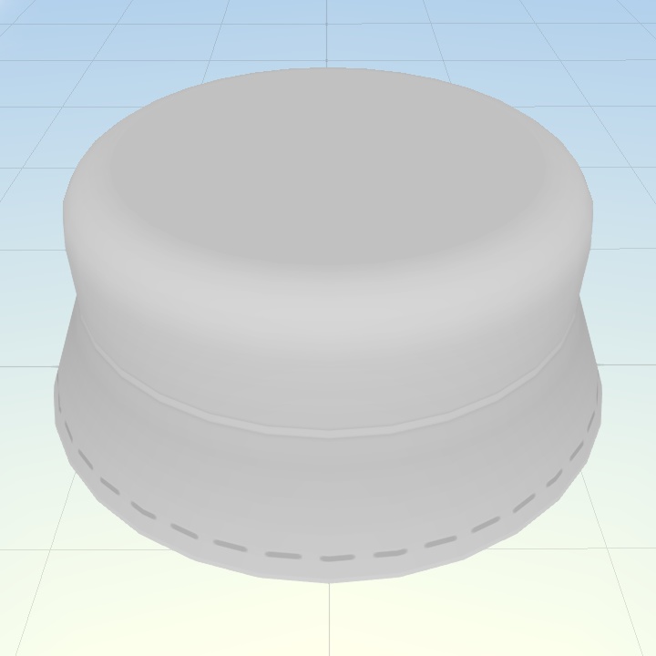 バケットハット(FBXモデル)