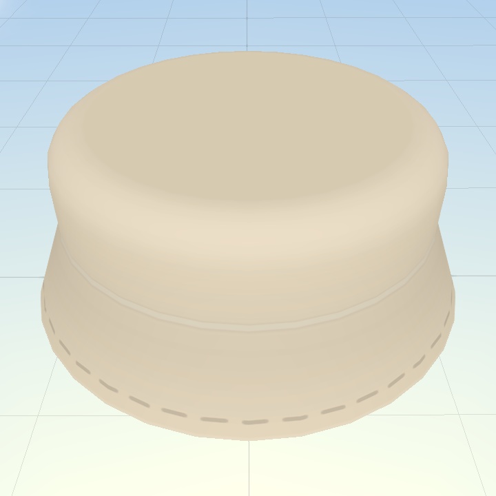 バケットハット(FBXモデル)