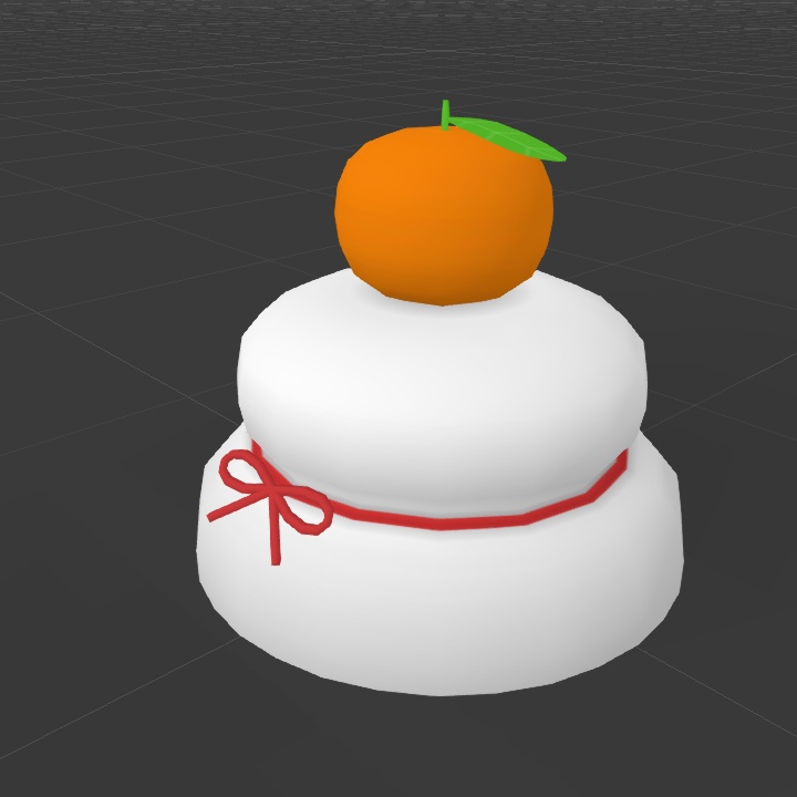鏡餅(FBXモデル)