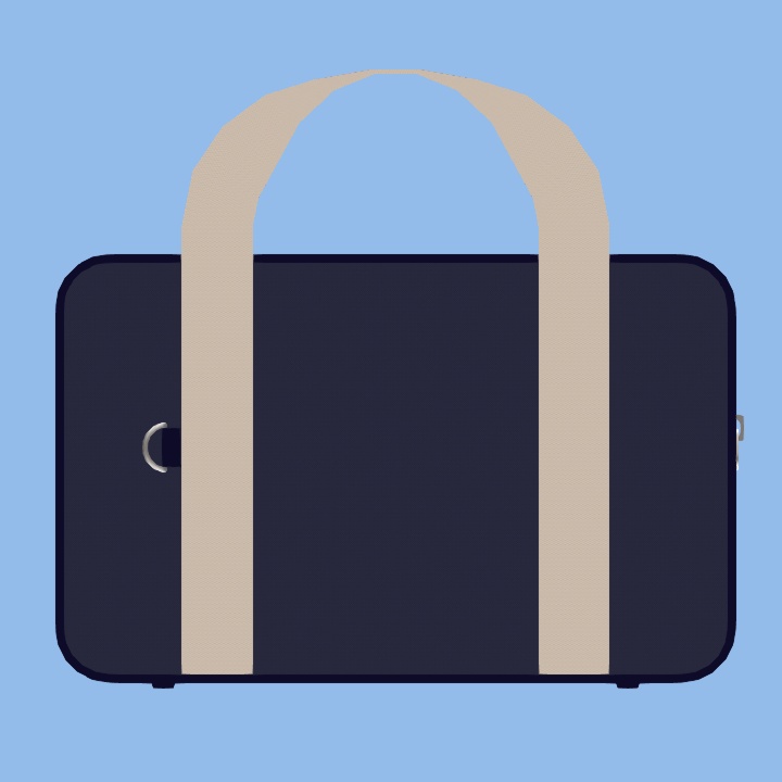 スクールバッグ(FBXモデル)