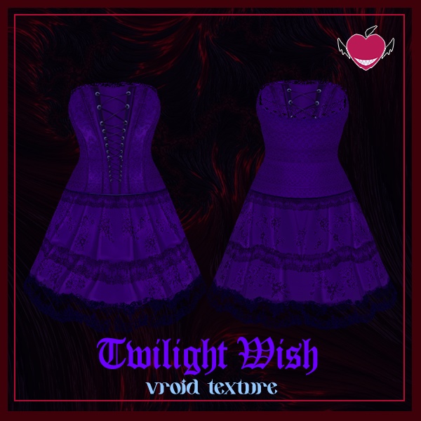 【VRoidテクスチャ】Twilight Wish - トワイライト・ウィッシュ