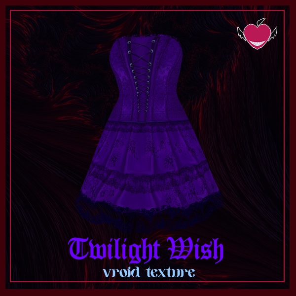 【VRoidテクスチャ】Twilight Wish - トワイライト・ウィッシュ