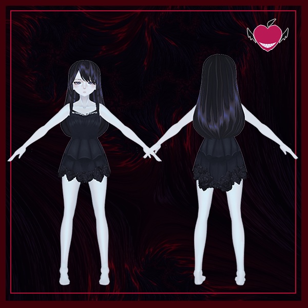 [VROIDアバター］- Porcelain Girls Series: LUNA - ポーセリンガールズシリーズ： ルナ - FEARBERRY - 3/3