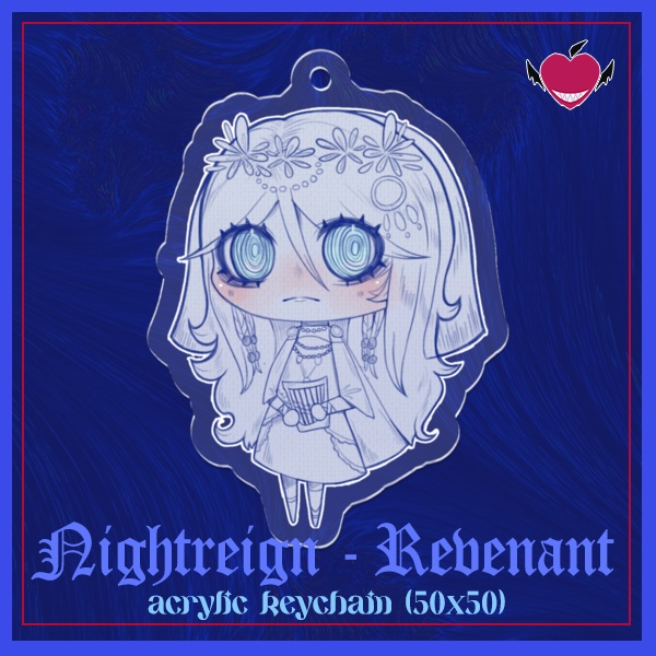 NIGHTREIGN Revenant Chibi Keychain