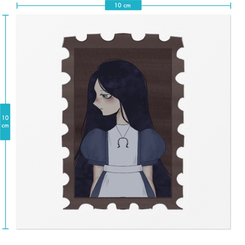 Alice Madness Default Postcard Stamp