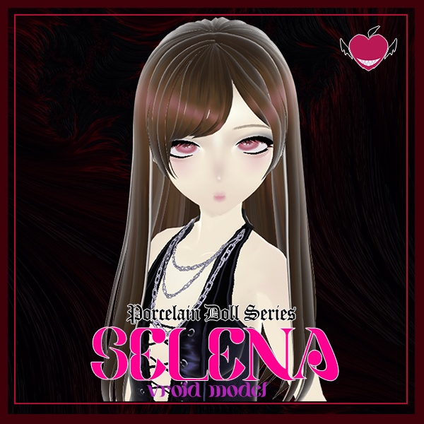 [VROIDアバター］- Porcelain Girls Series: SELENA