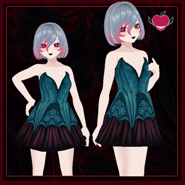 【VRoidテクスチャ】- Cathedral Dress Set