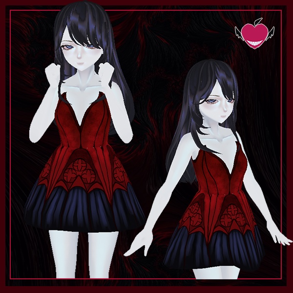 【VRoidテクスチャ】- Cathedral Dress Set
