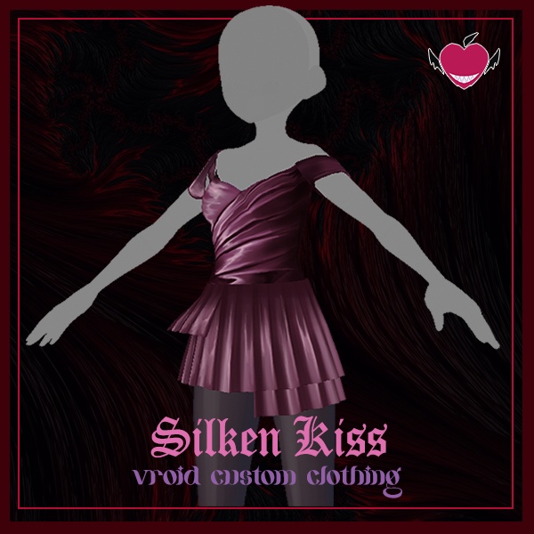 [VRoid衣装] - Silken Kiss - シルケン・キス