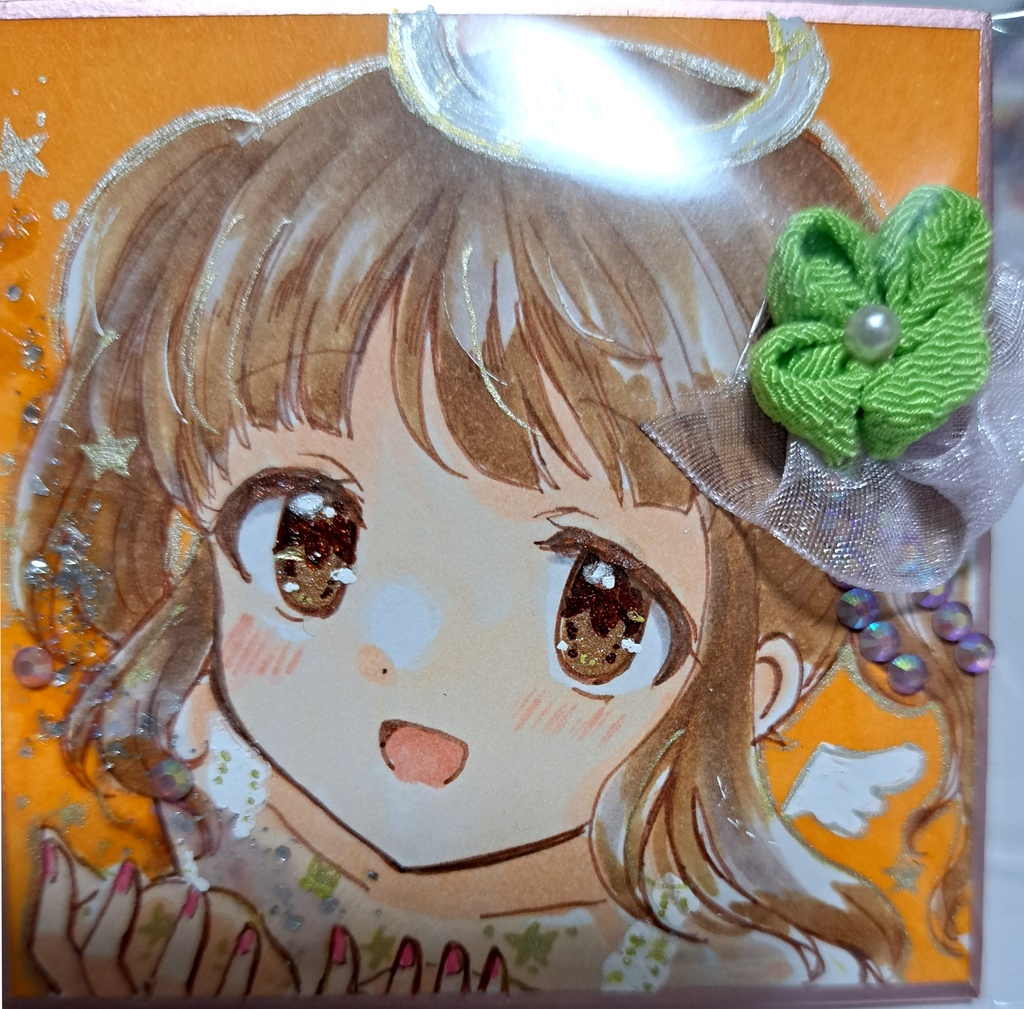 智絵里　豆色紙